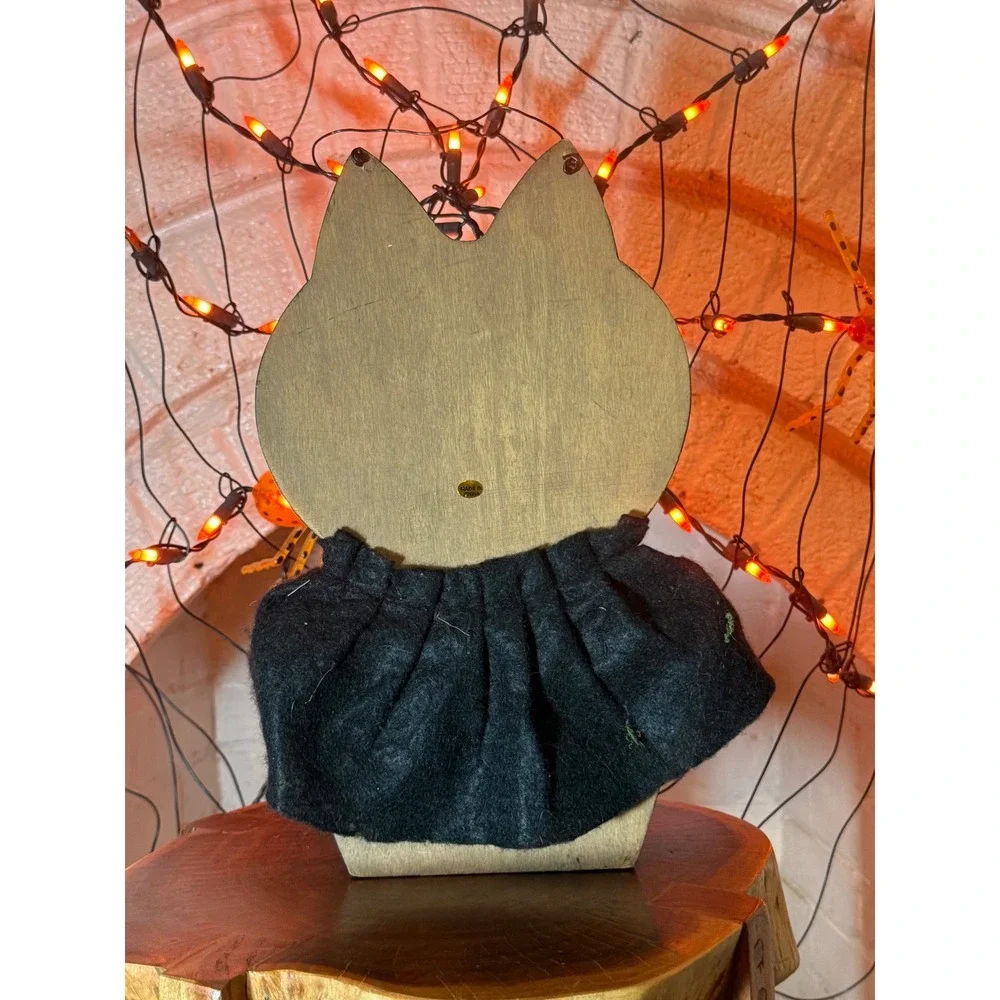 Halloween Black Cat Door Hanger 